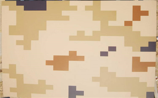 铁门关荒漠迷彩漆喷涂