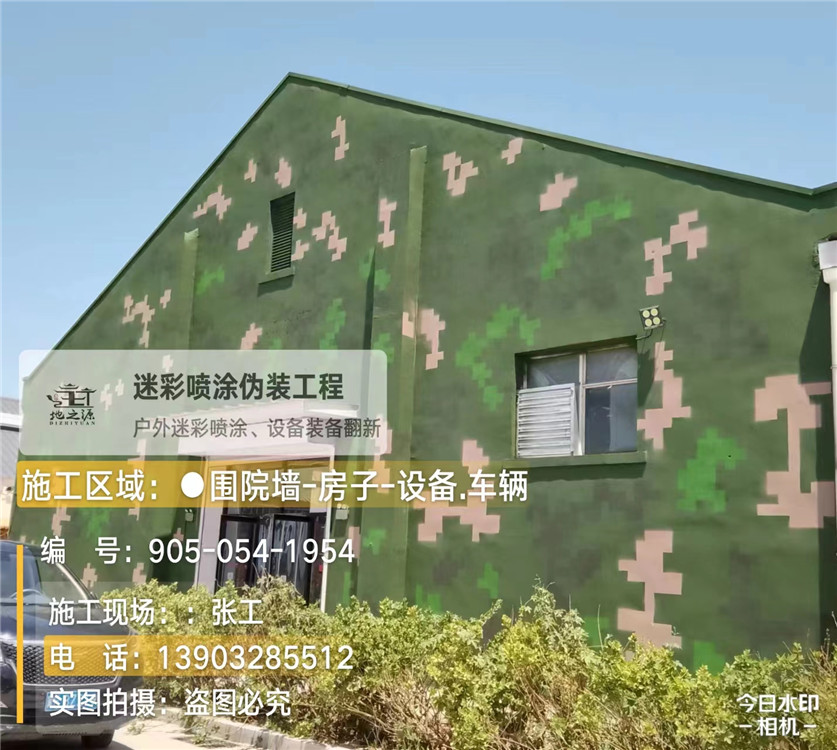 铁门关外墙数码迷彩漆施工报价清单（100㎡标准墙面测算）